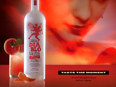 Santo Diablo Campaign alcohol liquor branding product branding spirits
