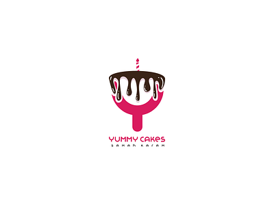 Yummy Cakes brand branding creative graphics identity logo logotype marketing type typo typography