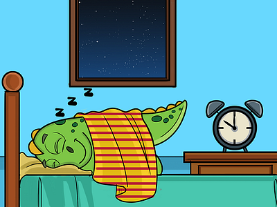 Dinosaur Sleeping Illustration animal illustration book illustration dinosaur story sleeping story illustration story illustration