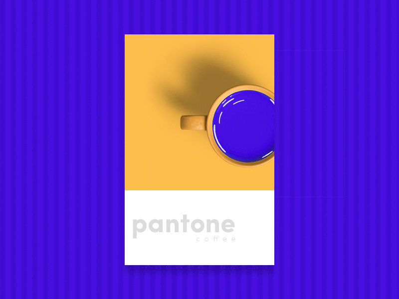 Pantone Coffee assets card coffee color daily daily ui design pantone paper craft ui ux widget