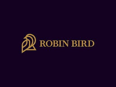 Letter R and robin bird logo bird logo logos robin