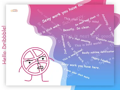 Hello Dribbble! dribbble first hello shot