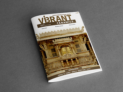 Magazine coverpage design graphic design magazine design world heritage city