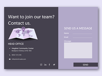 Daily UI #028 challenge contact daily ui dailychallenge dailyui mobile ui ui design user interface ux ux design web design