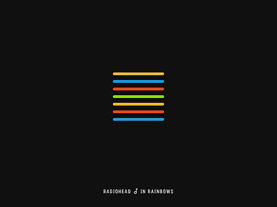Icon Cover (Radiohead, In Rainbows) album cover icon radiohead rainbow