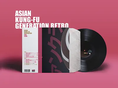 Asia Kung-Fu Generation Tribute: Retro c4d cel shader illustrator photoshop