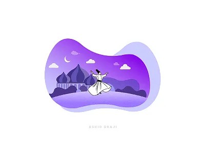 Sufism Illustration illustrations