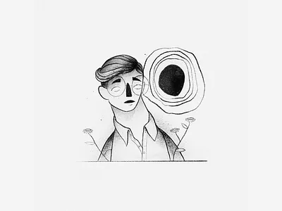 😎 Illustration design illustration man portrait procreate sun vector