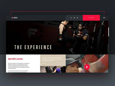 New Work — Omni Fight Club grid modrianism modular ui user interface ux web design website