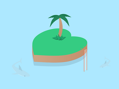 Love Island design island isometric love love island show tv