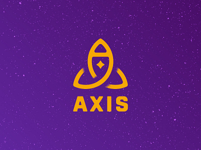 Axis Logo axis daily logo challenge logo rocket rocketship space