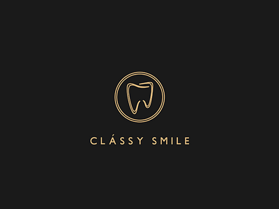 Classysmile Logo dentist elegant logo