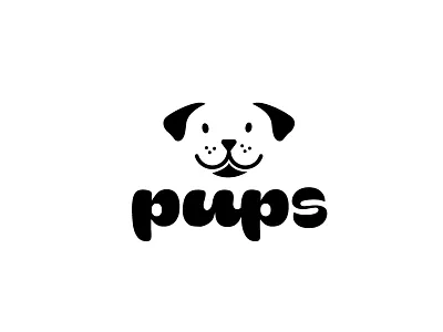 15 Pups dog fun negative space puppy