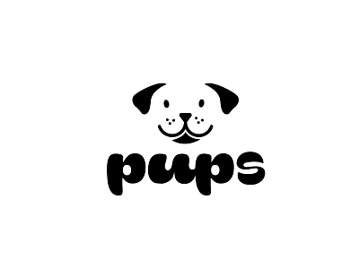 15 Pups dog fun negative space puppy