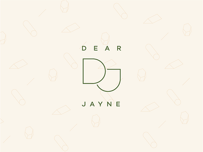 Dear Jayne | Concept 2 branding green logo logomark pattern typography