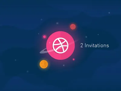 dribbble invitation illustrations invitations