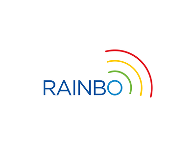 Rainbo branding fig identity lgbtq logo logotype mark rainbow space type