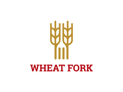 Wheat Fork fork logo wheat