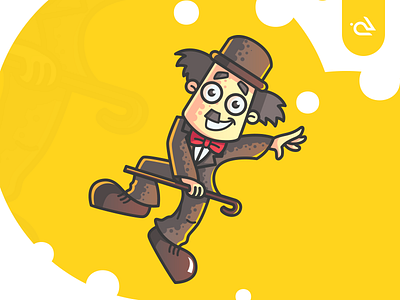 Charlie Chaplin - Character Set cartoon character illustration charlie chaplin funny laughter vector