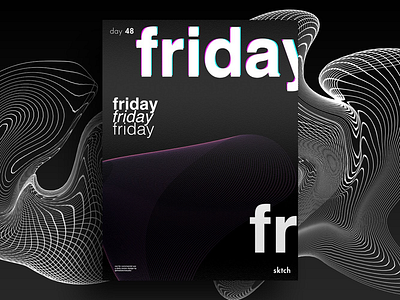 .friday blend daily poster sktch