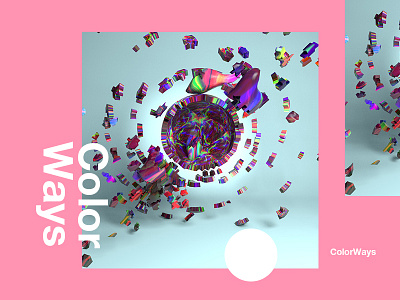 Colorways 2018 3d c4d color design fantasy gold tutorial typography