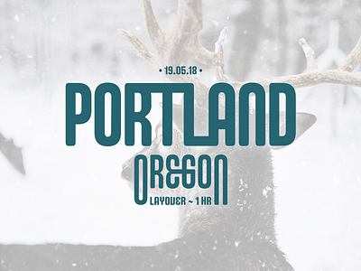 Portland Type creative creativity ideas logo logo design oregon portland type typography usa