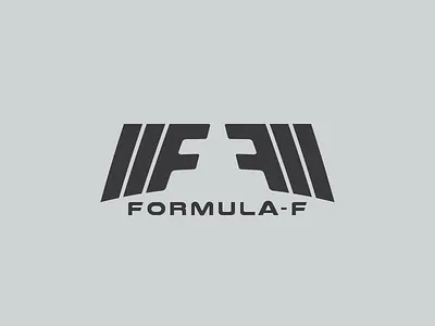 Formula F - arch vers. brand design formula icon logo racing