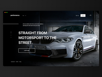 BMW M Perfomance — Website Сoncept bmw design m m4 perfomance product ui ux website