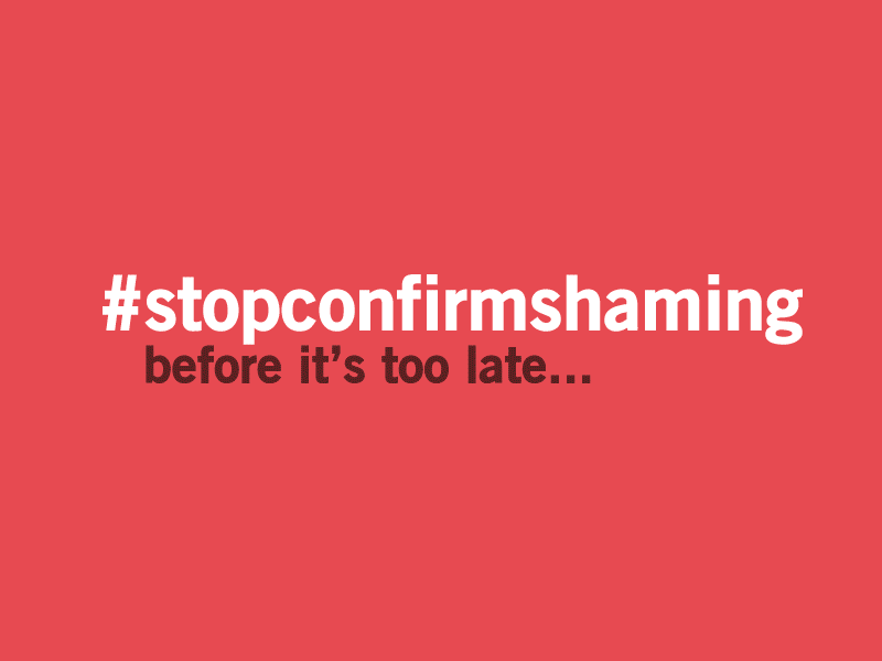 Stop Cornfimshaming clean confirmshaming modal modern pop product prompt ui up website