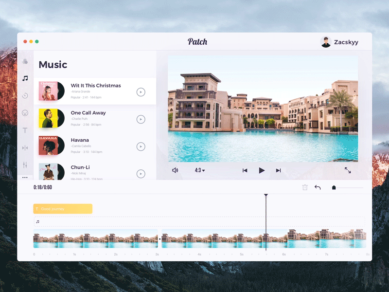 Video Editor Motion apple desktop editor mac motion music video