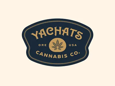 Yachats Cannabis Company 2 beach cannabis coast leaf logo ocean oregon sand dollar yachats
