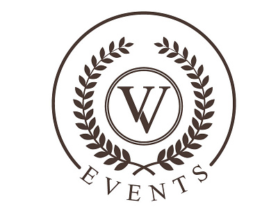 55 emblem logo creative round events