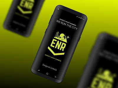 Everest Night Runners beautiful design exercise gradients health lockscreen minimal running walk wallaper