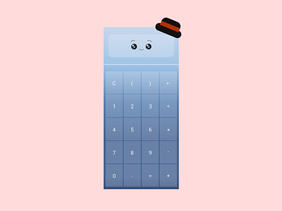Spunky Calculator calculator cute dailyui hat