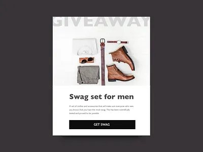 giveaway - dailyUi 097 daily ui challenge dailyui dailyui097 giveaway