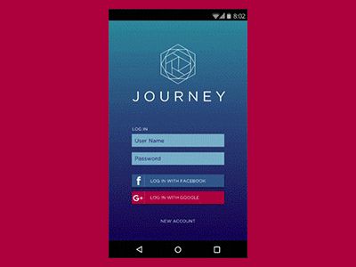 JOURNEY: Mindfulness App affect animation app emotion habits invision material design mindful mindfulness mood prototype ux