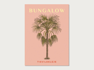 Scandinavian design for Bungalow bungalow palm tree poster scandinavian tree