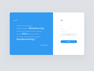 Register button cloud login register tags