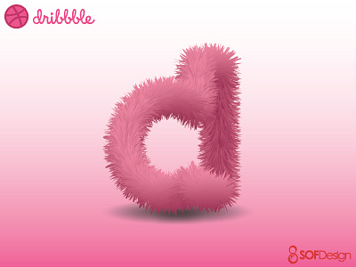 d For Dribbble dribbble font lettering logo simple typography