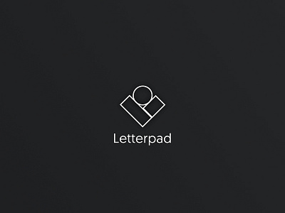 Letterpad Logo branding cms logo opensource react