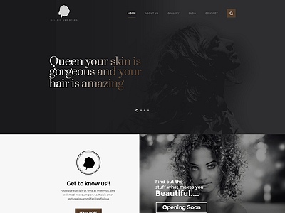 Melinan & Affro's uiux website