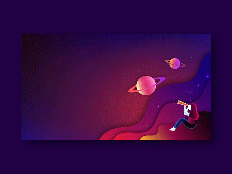 Turn Left At Orion illustration motion design motion ui ui ui design