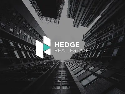 Hedge Real Estate building estate h house icon logo minimal real realestate residential retail simple
