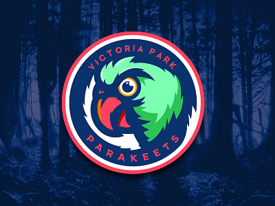 Victoria Park Parakeets angry esports logo london parakeet parrot