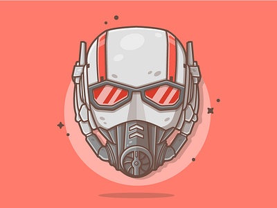 Ant-man! 🐜🐜 ant antman dribbble flat icon illustration infinity marvel quantum vector war wasp