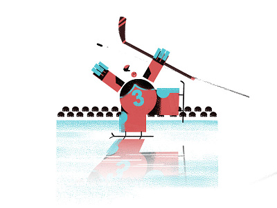 What A Shot hockey ice player shot