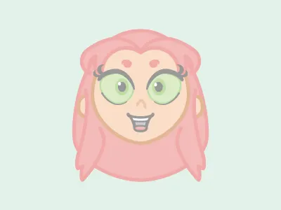 Teen Titans : Star Fire cartoon network graphics illustration star fire teen titans tv show vector