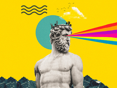 Statue State of Mind abstract art basic collage design feature featured illustrator manipulation patterns photoshop shapes