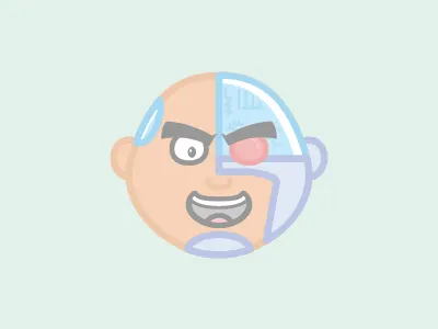 Teen Titans : Cyborg cartoon network cyborg graphics illustration teen titans tv show vector