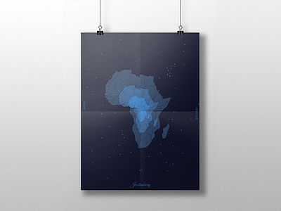 Afro-soul Poster africa atlas design frame map poster visual designer world